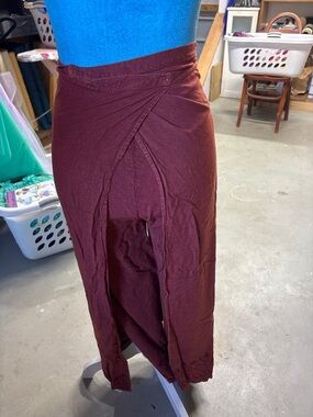 Terra-cotta Wrap pants